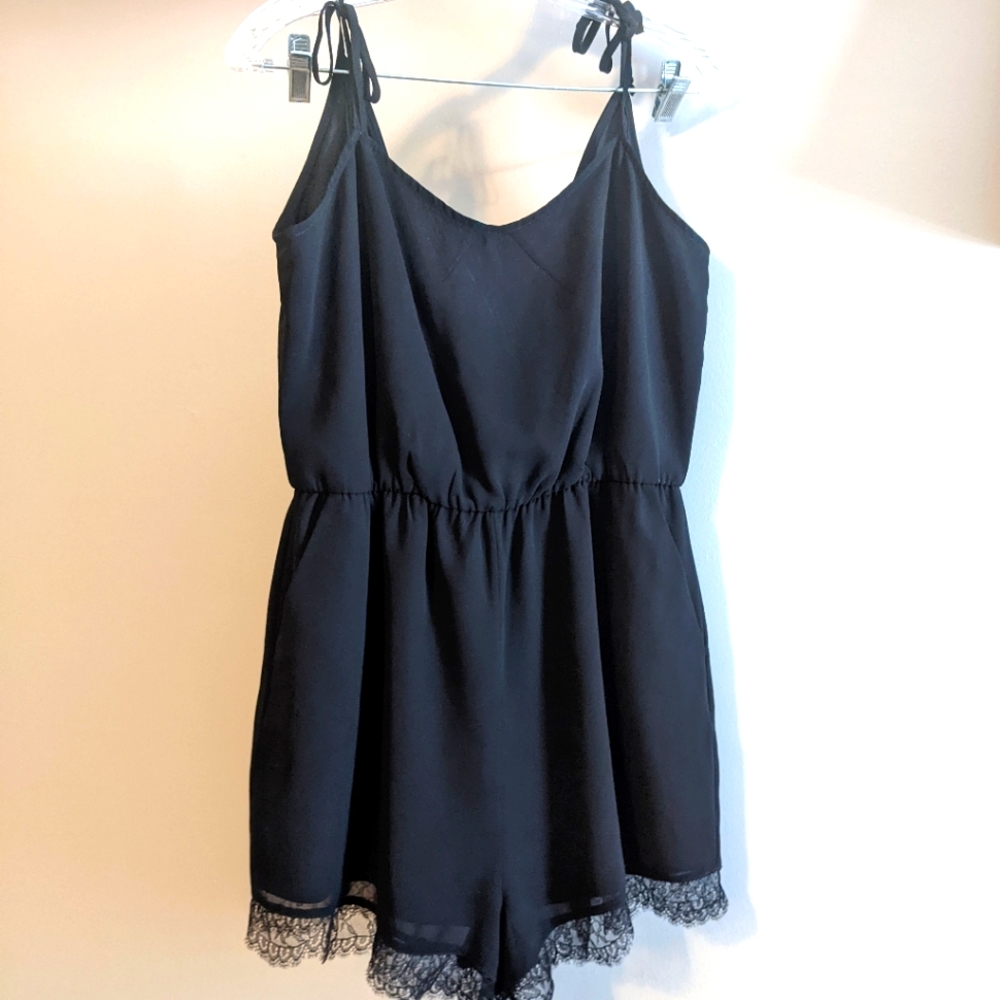 BCBG black romper